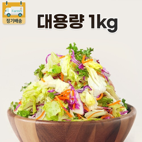 [정기배송] 대용량 샐러드 1kg